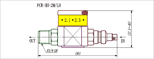 PCR-HH-2M/LH 図面